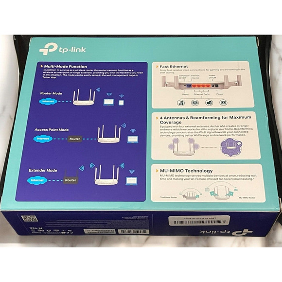 TP-Link WiFi Router AC1200 (Archer A54) Dual Band/MU-MIMO/Extender/Access Point - Picture 6 of 10